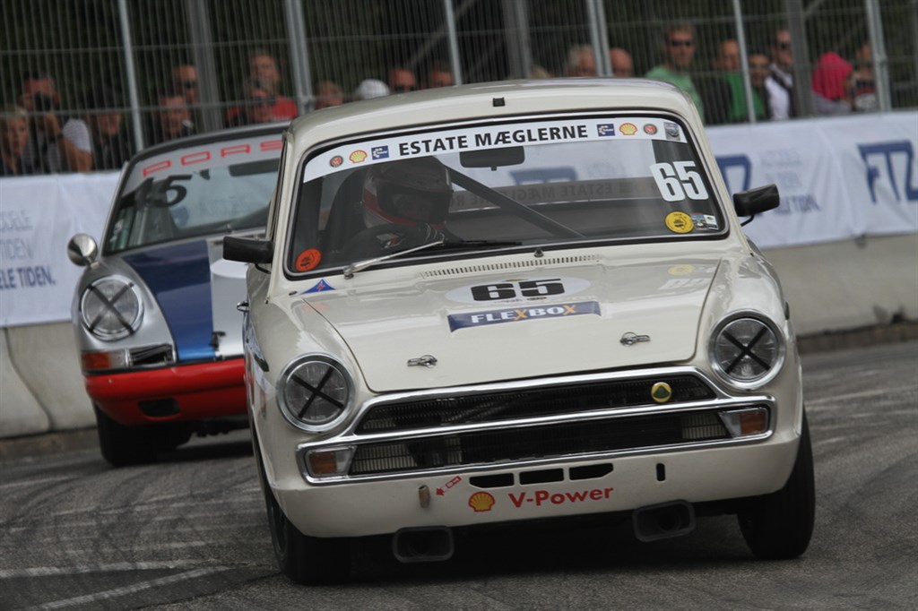 Vild kamp om placeringerne i Pro-Am.
(Foto: Motorsporten.dk)